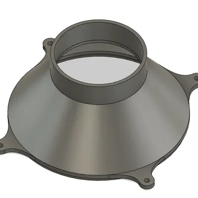 Bộ gắn ống cho quạt với đường kính 140 mm