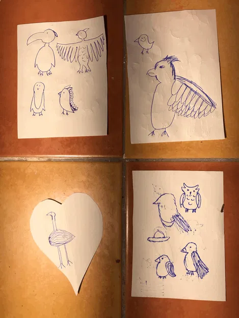 Mô hình cây với những chú chim đầy màu sắc - Image 20