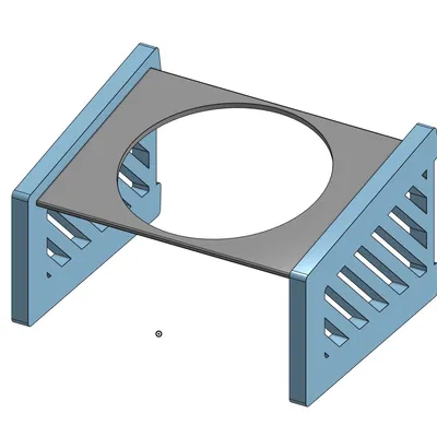 Giá đỡ bát thú cưng nghiêng 10 độ giúp giảm đầy hơi