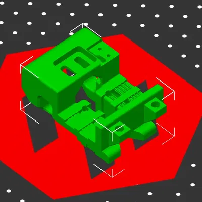 Giá đỡ MGN9H X cho máy in Voron 2.4 với băng tải nghiêng