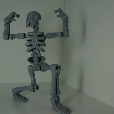 Bộ xương đồ chơi lắp ghép từ Tinkercad