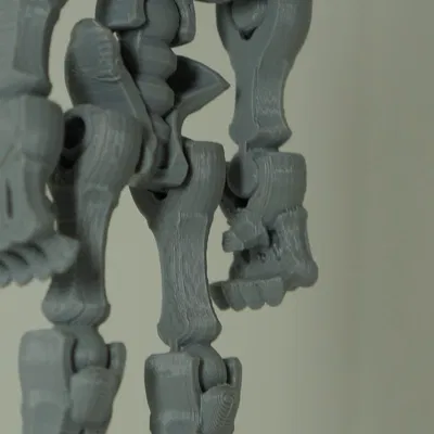 Bộ xương đồ chơi lắp ghép từ Tinkercad