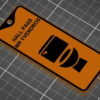 Thẻ thông hành cho nhà vệ sinh và hành lang