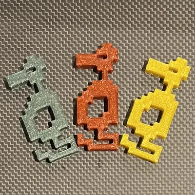 Móc khóa rồng từ trò chơi Atari Adventure