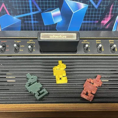 Móc khóa rồng bị tiêu diệt từ trò chơi Atari Adventure