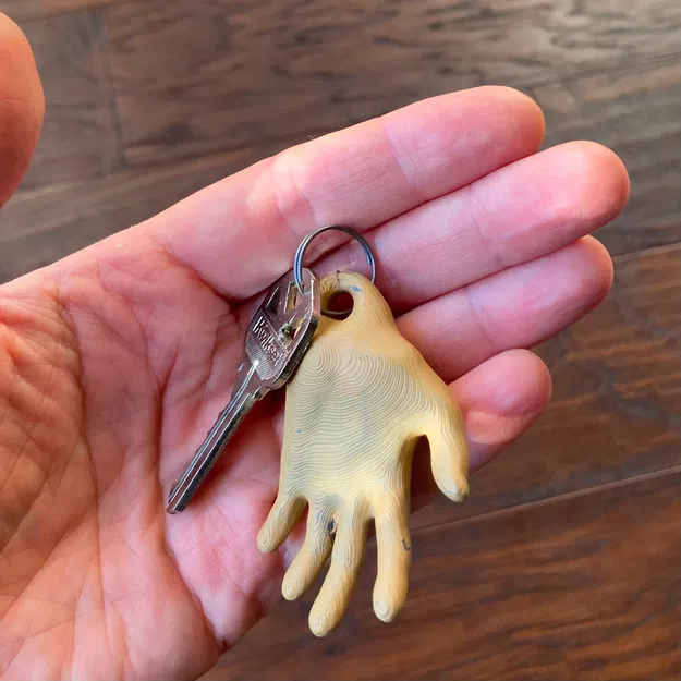 Móc chìa khóa hình tay nhỏ tiện lợi cho việc tìm kiếm chìa khóa - Image 3