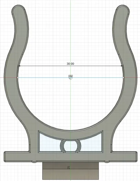 Kẹp chân tường bếp thay thế cho chân 30mm - Image 2