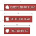 Móc khóa nhắc nhở 'Gỡ trước khi bay - Thumbnail 3