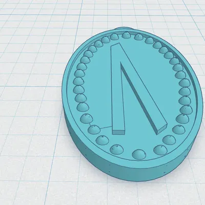 Mặt dây chuyền Rune Viking hai mặt - U – Uruz