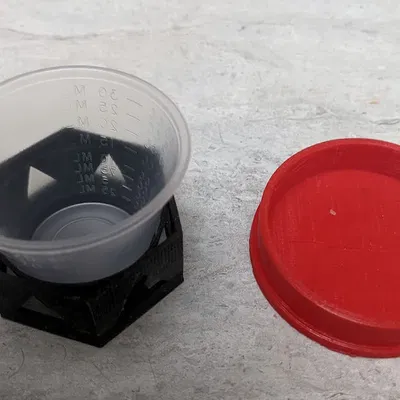 Giá đỡ cốc sơn có nắp cho cốc thuốc 1 ounce