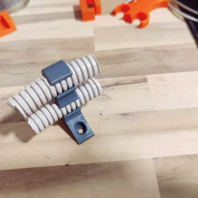 Giá đỡ cho 2 ống dẫn 16mm