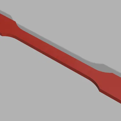 Mẫu thử độ bền kéo 1A theo tiêu chuẩn ISO 527-2