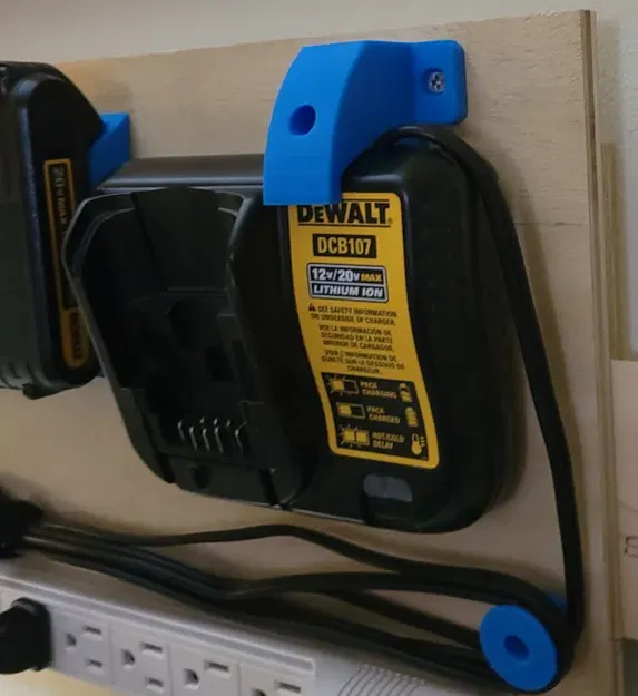 Giá đỡ sạc DeWalt DCB107 trên thanh treo Pháp - Image 2