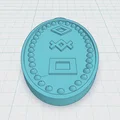 Mặt dây chuyền Rune Viking hai mặt - NG – Ingwaz - Thumbnail 1