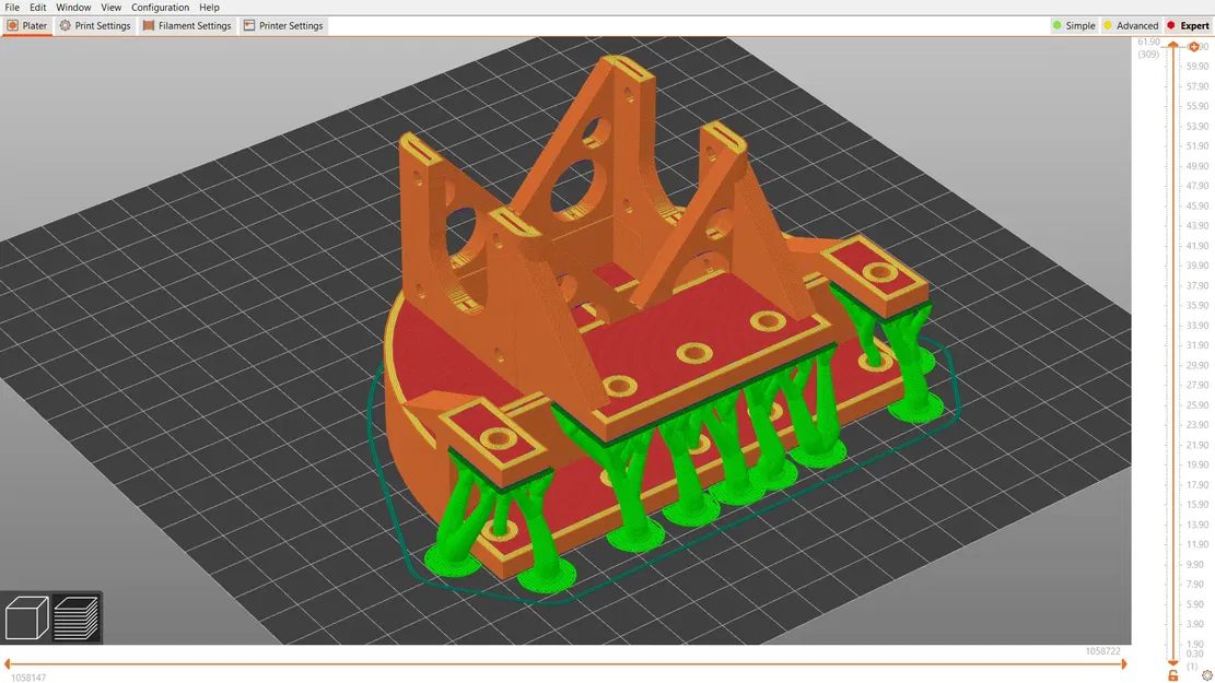 Giá đỡ động cơ bước trục Y cho Anycubic Kobra Max - Image 3