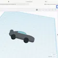 Móc khóa hình ô tô đơn giản thiết kế trên Tinkercad - Thumbnail 1