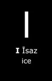 Mặt dây chuyền Rune Viking hai mặt - Isaz - Image 2