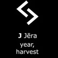 Mặt dây chuyền Rune Viking đôi mặt - Jera - Thumbnail 2