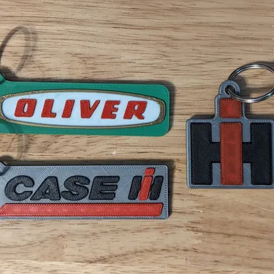 Thẻ chìa khóa máy kéo Oliver và Case IH