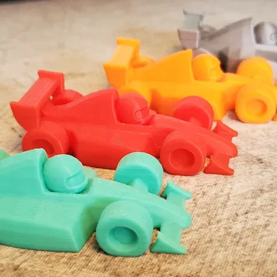 Xe đua F1 hoạt hình phong cách Toon