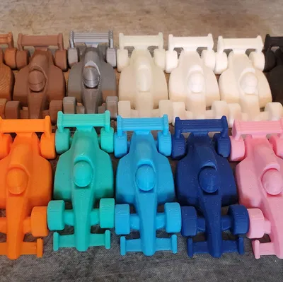 Xe đua F1 hoạt hình phong cách Toon