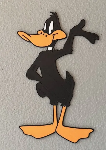 Nam châm Daffy Duck đa sắc màu 3D - Image 1