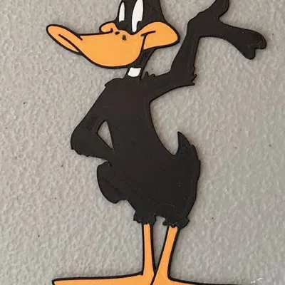 Nam châm Daffy Duck đa sắc màu 3D