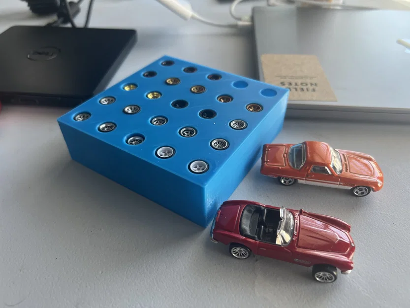 Giá đỡ bánh xe 11mm cho Hotwheels - Image 1