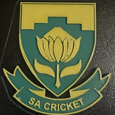 Biểu tượng cricket SA in 3D thiết kế bằng Blender