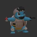 Nhân vật Squirtle quân sự phong cách chiến thuật - Thumbnail 2