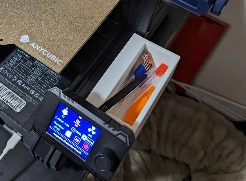 Hộp phụ kiện gắn bên máy in Anycubic Kobra Go - Image 2