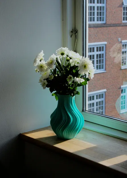 Bình hoa fractal V1 với thiết kế uốn lượn độc đáo - Image 2