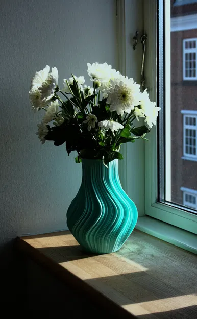 Bình hoa fractal V1 với thiết kế uốn lượn độc đáo - Image 3