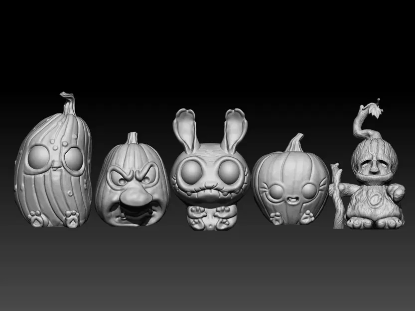 Bộ mô hình Halloween 5 món trang trí mùa lễ hội - Image 1