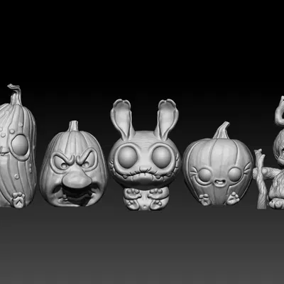 Bộ mô hình Halloween 5 món trang trí mùa lễ hội