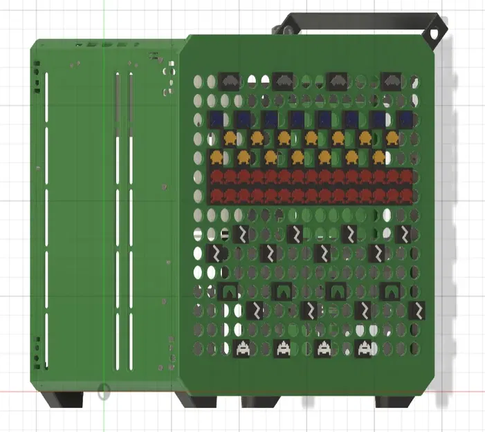 Mô hình Cooler Master QUBE 500 với chủ đề Space Invaders - Image 1