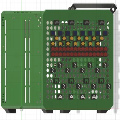 Mô hình Cooler Master QUBE 500 với chủ đề Space Invaders