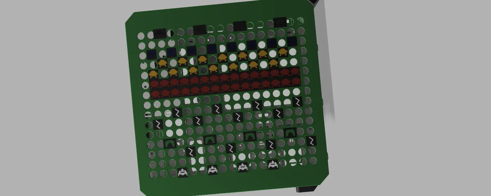 Mô hình Cooler Master QUBE 500 với chủ đề Space Invaders - Image 2