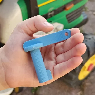 Xe kéo đạp cho trẻ em với móc sửa chữa 3D