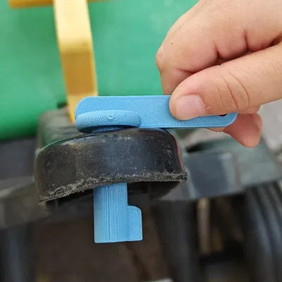 Xe kéo đạp cho trẻ em với móc sửa chữa 3D