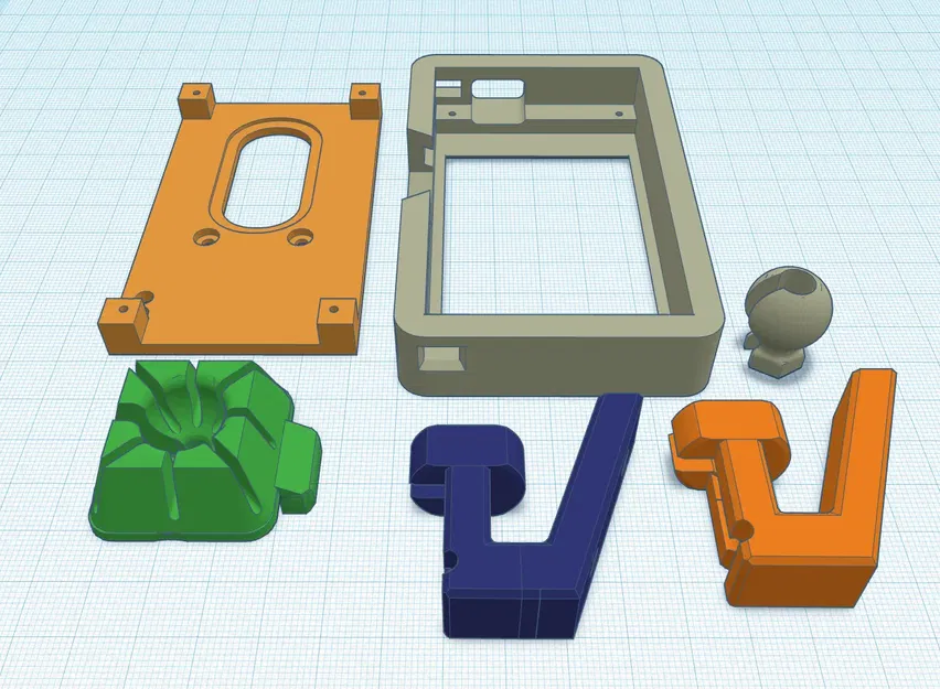 Giá đỡ điện thoại XTouch với chân đế bi từ Bambu Lab P1P P1S - Image 3