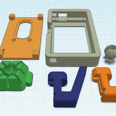 Giá đỡ điện thoại XTouch với chân đế bi từ Bambu Lab P1P P1S