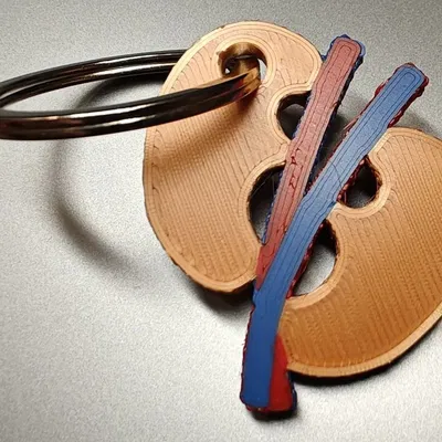 Móc khóa thận người 3D dành cho bác sĩ mới tốt nghiệp