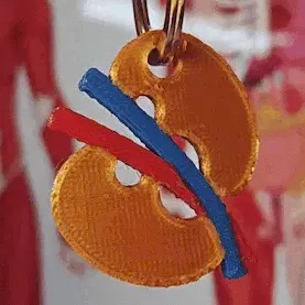 Móc khóa thận người 3D dành cho bác sĩ mới tốt nghiệp