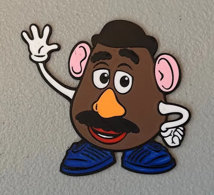 Nam châm Mr. Potato Head đa sắc màu 7 màu - Image 1