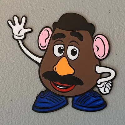 Nam châm Mr. Potato Head đa sắc màu 7 màu