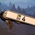 Biểu tượng số 4 Gurkistan làm móc chìa khóa - Thumbnail 1