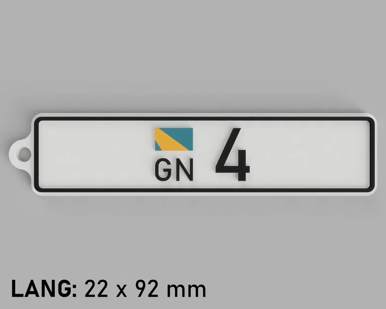 Biểu tượng số 4 Gurkistan làm móc chìa khóa - Image 2