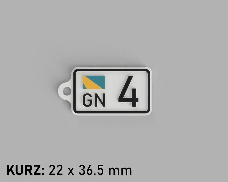 Biểu tượng số 4 Gurkistan làm móc chìa khóa - Image 3