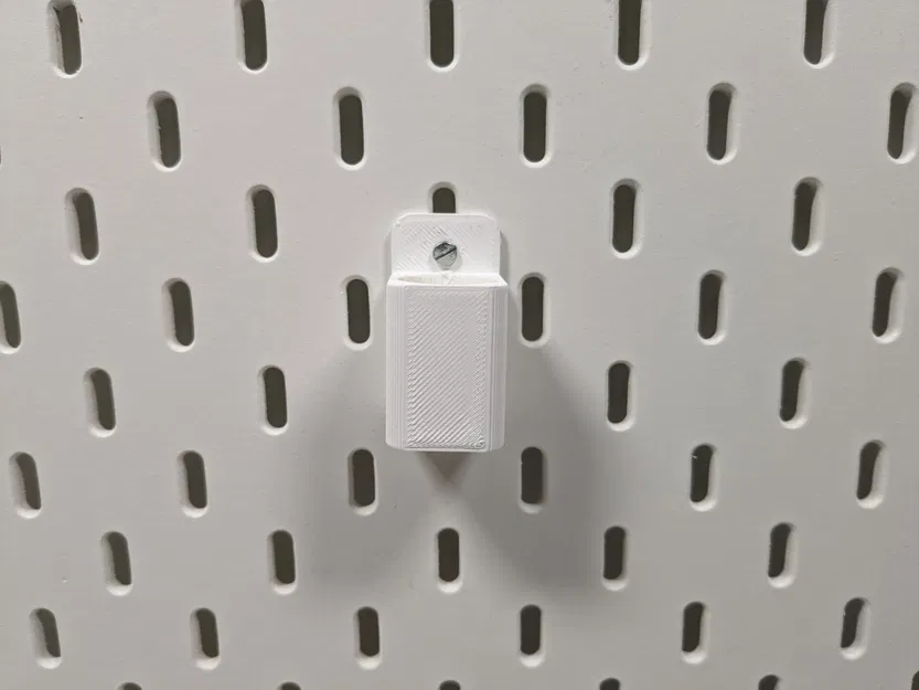 Giá đỡ bơm hút chân không gắn vít cho bảng Ikea Skadis - Image 2